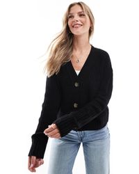 Brave Soul - – fischerrippen-strickjacke - Lyst