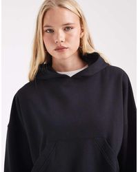 ASOS - Boxy Brushback Hoodie - Lyst