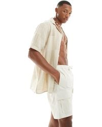 Hollister - Jacquard Texture Short Sleeve Shirt - Lyst
