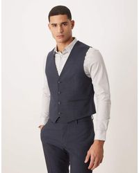 ASOS - Asos Deisgn Slim Suit Waistcoat - Lyst