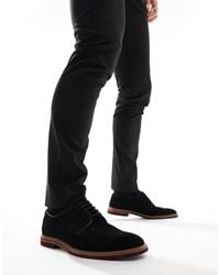 ASOS - – geschnürte derby-schuhe aus wildleder - Lyst