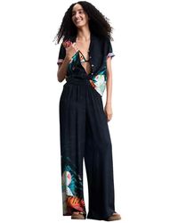 Desigual - Tropical Fluid Trousers - Lyst