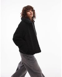 Levi's - – kate – lässig geschnittene jacke aus sherpa-fleece - Lyst