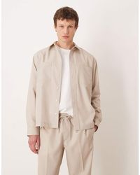 ASOS - Co-ord Smart Relaxed Stripe Shirt - Lyst