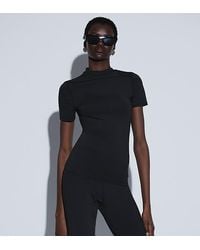 ASOS - Ttya High Neck Jersey Top - Lyst