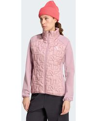 adidas Originals - Terrex xperior - veste hybride ample en primaloft - mauve magique - Lyst