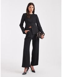 4th & Reckless - Tailored Pleat Front Straight Leg Trouser Co-ord - Lyst