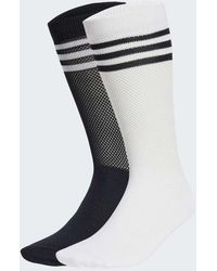 adidas Originals - Textured Crew Socks 2 Pairs - Lyst
