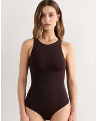 Intimissimi - Fresh Bamboo Bodysuit With Wide Straps - Lyst