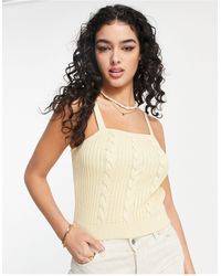 Nobody's Child - Cotton Knit Cami Top - Lyst