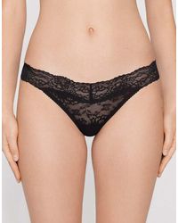 Tezenis - 3-Pack High-Cut Lace G-String - Lyst