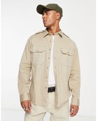 Polo Ralph Lauren - 2 Pocket Twill Overshirt Classic Oversized Fit - Lyst