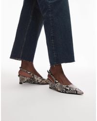 & Other Stories - Leather Slingback Wedge Pump Heel - Lyst