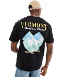 Jack & Jones - Relaxed Fit T-shirt With Vermont Back Print - Lyst