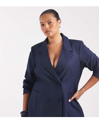 Vero Moda - Double Breasted Tailored Blazer Co-ord - Lyst