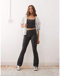 Weekday - Mix And Match Yoga Seamless Stretch Flared leggings - Lyst