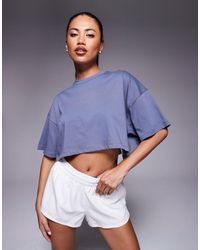 4505 - – icon – schweres cropped-t-shirt aus baumwolle - Lyst