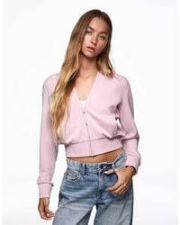 Bershka - Zip-up Hoodie - Lyst