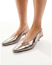 schuh - Soraya Kitten Heel Slingback Shoes - Lyst