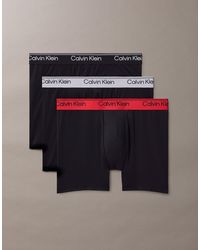 Calvin Klein - 3Er-Pack Lange Boxershorts - Lyst