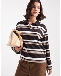 Vero Moda - – rugby-oberteil im relaxed fit - Lyst