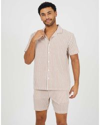 Brave Soul - Striped Drawcord Shorts - Lyst