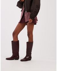 Bronx - Kendra Buckle Detail Riding Boots - Lyst