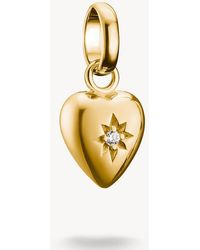 Thomas Sabo - Charm Pendant Heart With Star Connect-Plated - Lyst