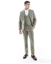 ASOS - Wool Rich Slim Suit Trousers - Lyst