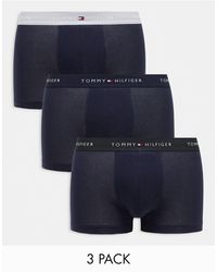 Tommy Hilfiger - Signature cotton essentials - confezione da 3 boxer aderenti con fascia - Lyst