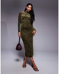 New Look - – langärmliges midikleid - Lyst