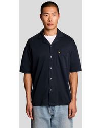 Lyle & Scott - Short Sleeve Revere Collar Shirt - Lyst