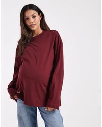 ASOS - Asos Design Maternity Long Sleeve T-shirt - Lyst