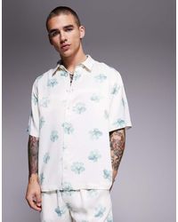 ASOS - Camicia Colore Vestibilità Comoda Con Stampa A Fiori - Lyst