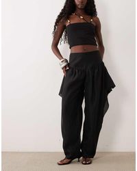 ASOS - Tailored Waterfall Detail Balloon Trouser - Lyst