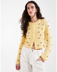 ASOS - Knit Shrunken Cardigan - Lyst