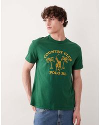 Polo Ralph Lauren - Vintage Polo Player Print T-shirt - Lyst