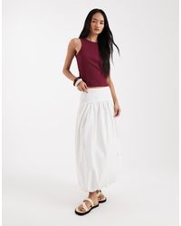 ASOS - Dropped Waist Bubble Maxi Skirt - Lyst