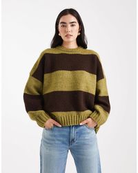 ASOS - – gestreifter oversize-pullover - Lyst