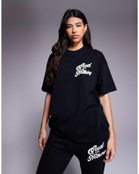 Good For Nothing - Oversized Puff Print T-Shirt - Lyst