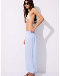 Stradivarius - Balloon Trousers With Turn-down Waist - Lyst