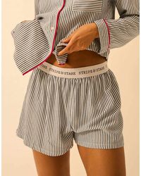 Stripe & Stare - Pyjama Shorts - Lyst