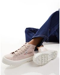Superga - High Top Chunky Sole Trainers - Lyst