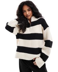 Pieces - – hochgeschlossener pullover - Lyst