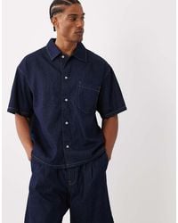 Jack & Jones - Short Sleeve Denim Shirt - Lyst