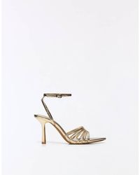 Bershka - Multi-Strap Heeled Sandals - Lyst