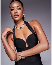 ASOS - – neckholder-oberteil im bandagen-stil - Lyst