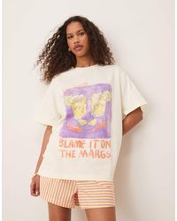 ASOS - Oversized T-Shirt Met Grafische Pittige Margarita-Print - Lyst