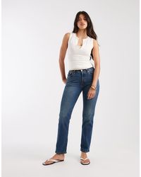 Levi's - 501 Hourglass High Rise Straight Denim Jeans - Lyst