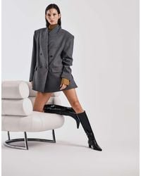 Tony Bianco - Mango Curved Kitten Heel Knee Boots - Lyst